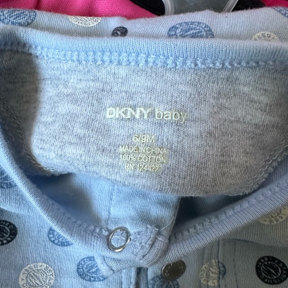 DKNY BABY 6-9 months Boys blue long sleeve quilted snap up outerwear - Picture 15 of 15